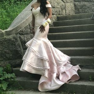 Jovani prom dress size 6 blush pink